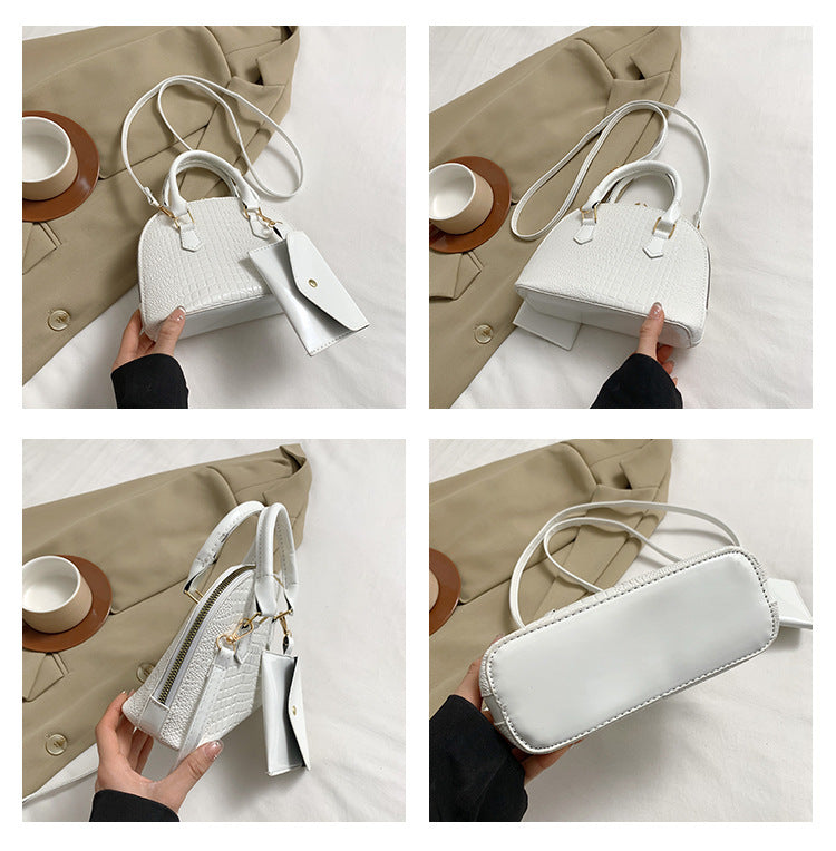 Women's Simple Shoulder Messenger Bag Shell Bag