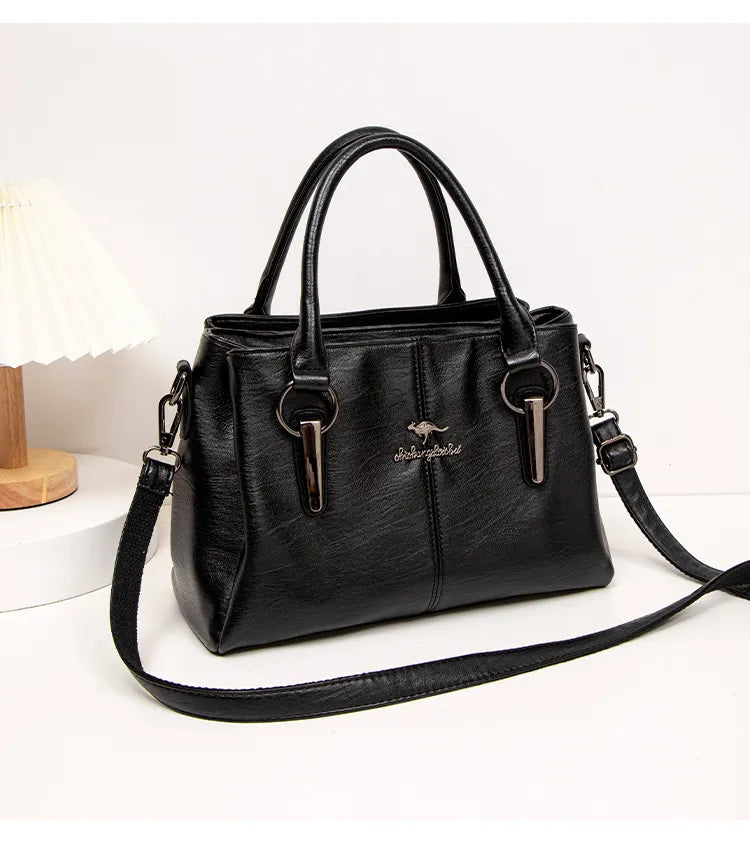 Fashion Large Capacity Wholesale Women's Crossbody Soft Leather Bag