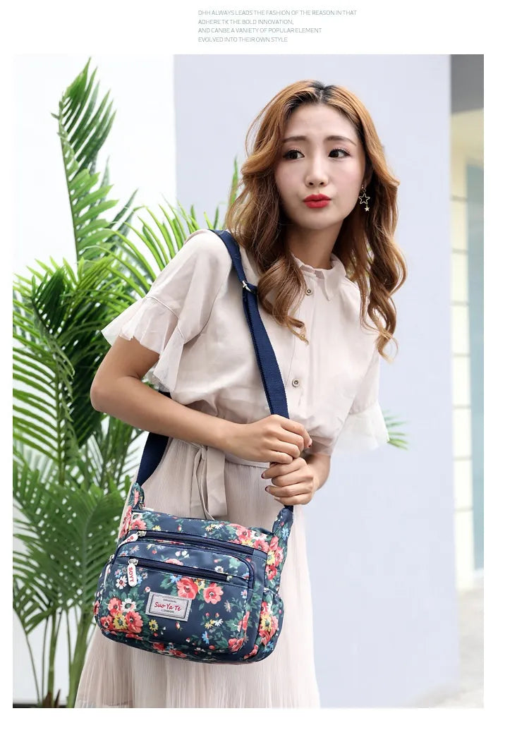 Printed Shoulder Bag Lightweight Outdoor Simplicity Travel