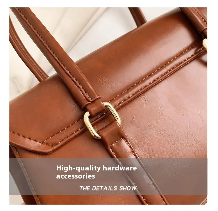 Retro High-grade Underarm Document Tote Bag Women