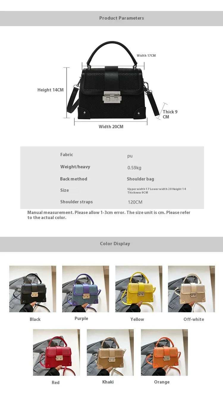 Personality Trendy High Sense Niche Trendy Crossbody Bag