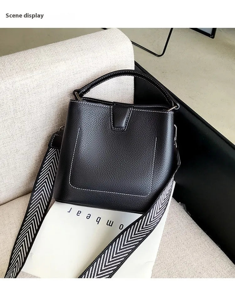Fashionable Stylish Bucket Bag Shoulder Crossbody Bag Women's Bag Broadband