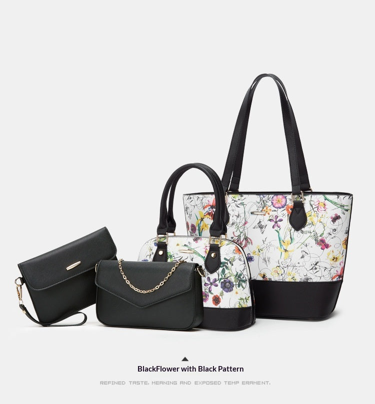 Womens Bag Set Fashionable Trendy Tote