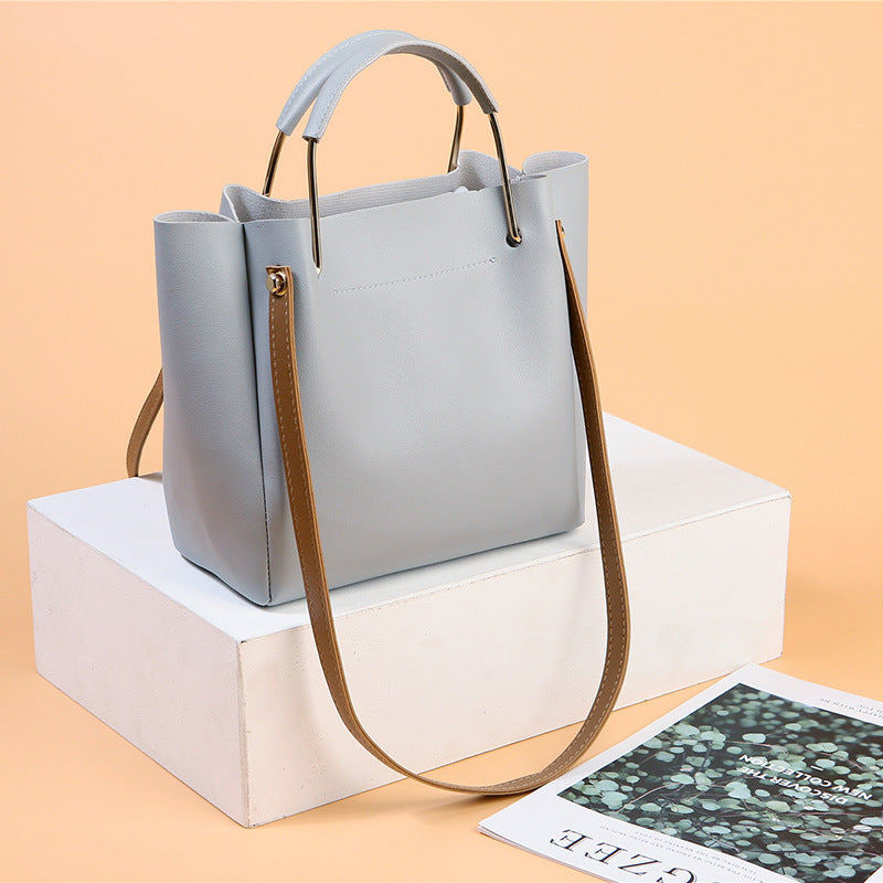 Summer New Korean Pure Color Women's Handbag