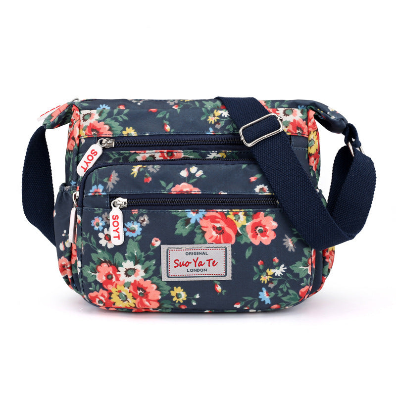 Printed Shoulder Bag Lightweight Outdoor Simplicity Travel