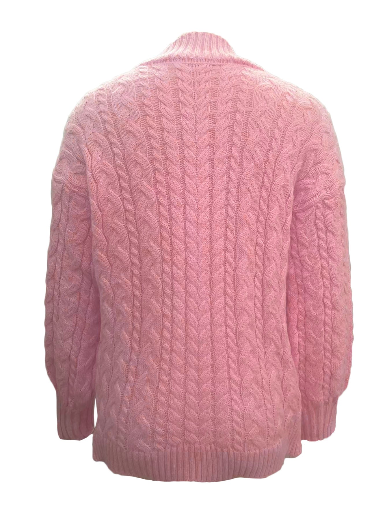 Women's Autumn And Winter New Long-sleeved Knitted V-neck Pullover Sweater