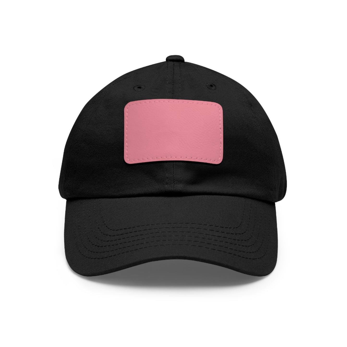 Dad Hat with Leather Patch (Rectangle) - Personalize With Country Flags