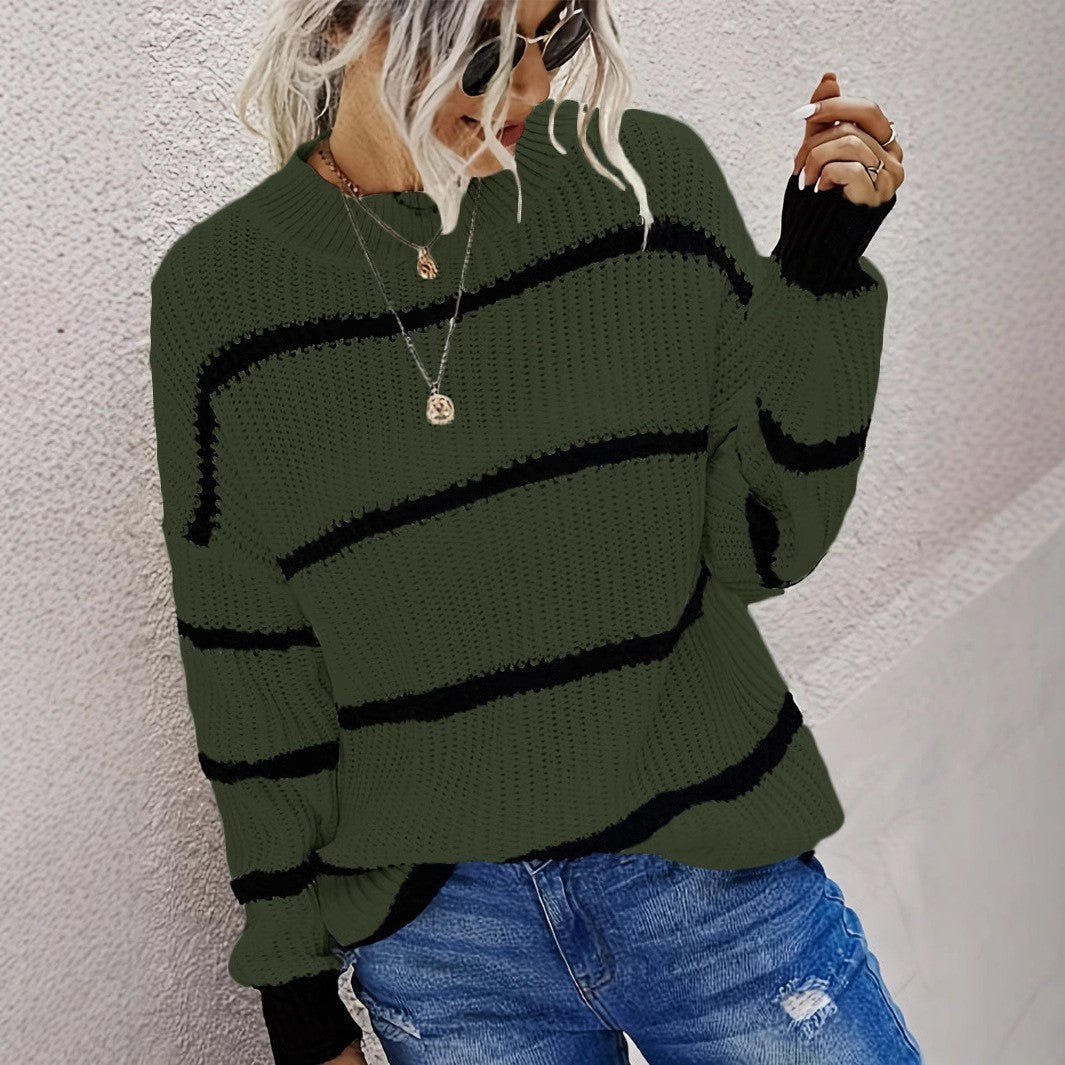 Women's Loose Knitted Pullover Sweater Coat