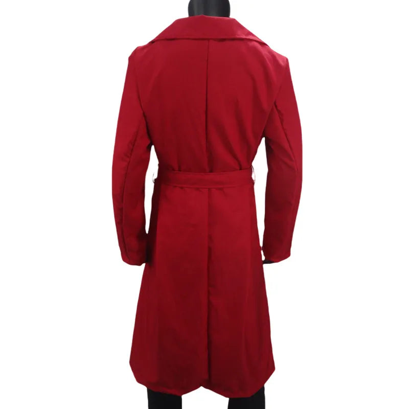 Women's Coat Plus Size Trench Coat Tie-front Top