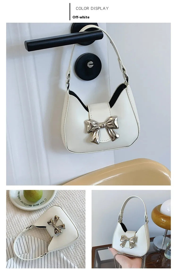 Western Style Niche Messenger Fashion Shoulder Underarm New Moon Bag