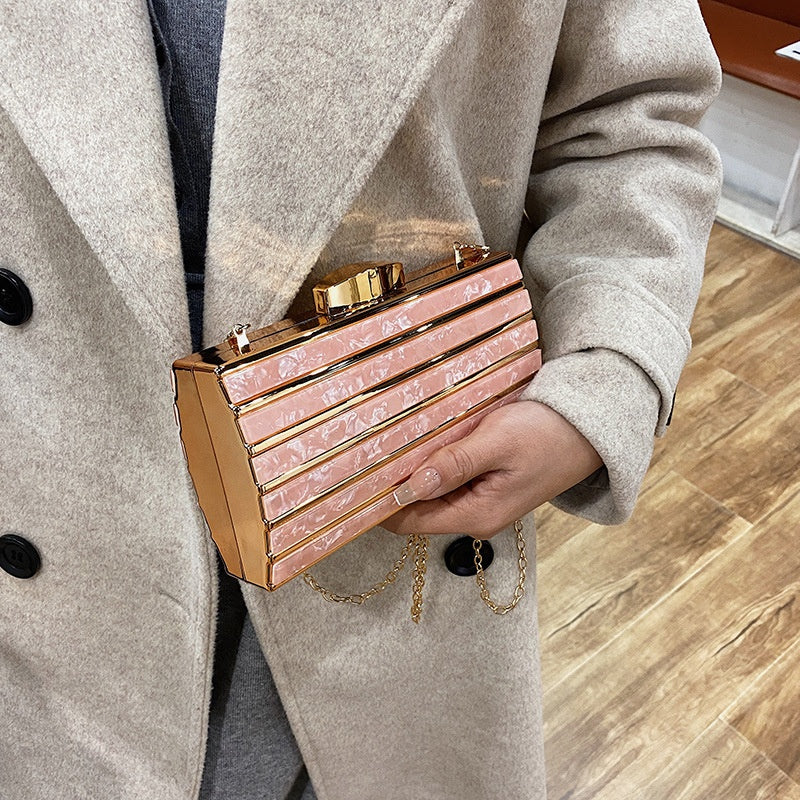 Women's High-end Patch Acrylic Evening Bag