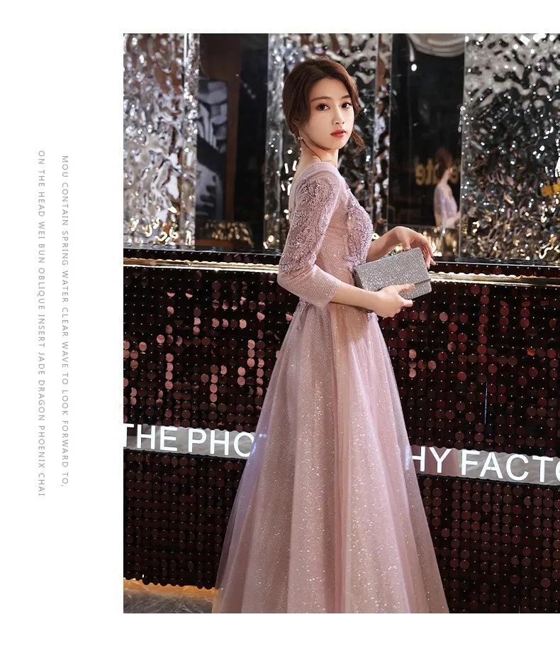 Summer Banquet Temperament Elegant Evening Dress
