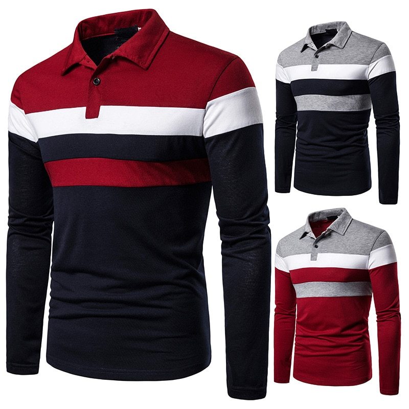 Men's POLO Tri-Color Sweatshirt