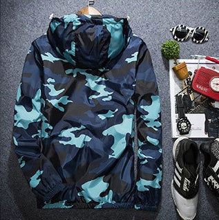 Covrlge Men Jacket Fashion Spring Men Brand Camouflage Jackets Casual Mens Coat Men's Hooded Luminous Zipper Coats