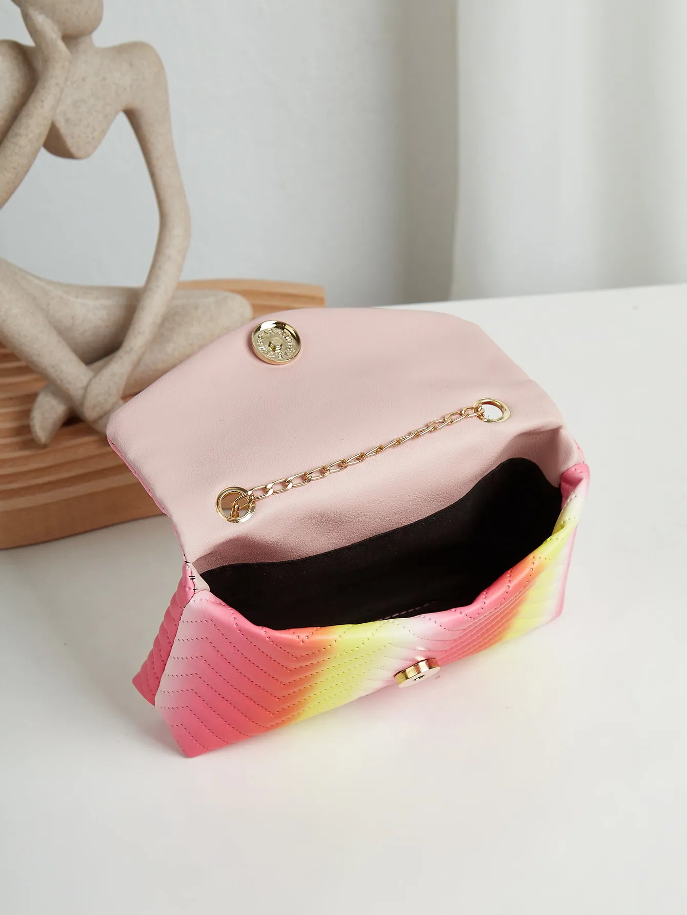 New Contrast Color Polyester Suitable For Portable Travel Lipstick Cosmetics Women's Bag