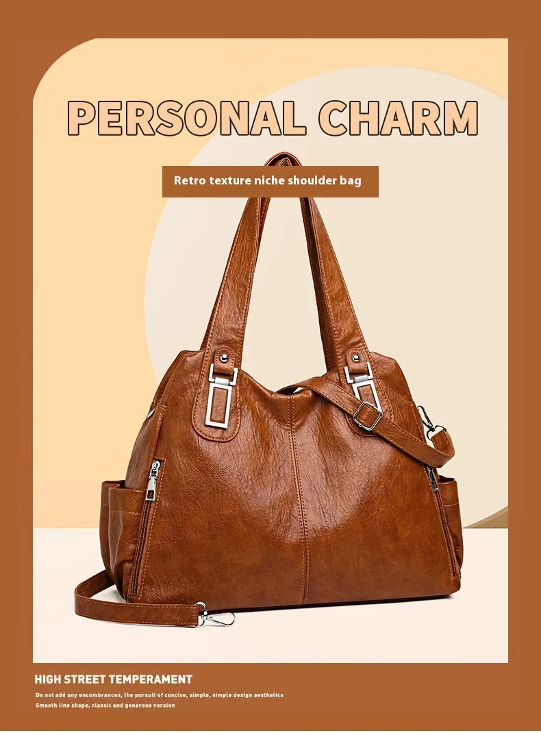 New Women's Bag European And American Big Bag Portable Tote Bag