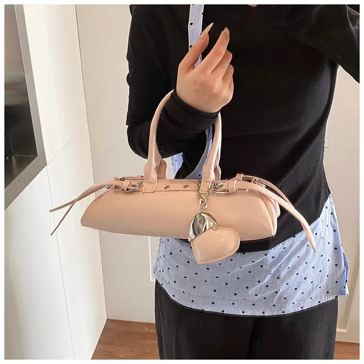 Niche Bowling Bag Design Commuter Fashionable Shoulder Bag