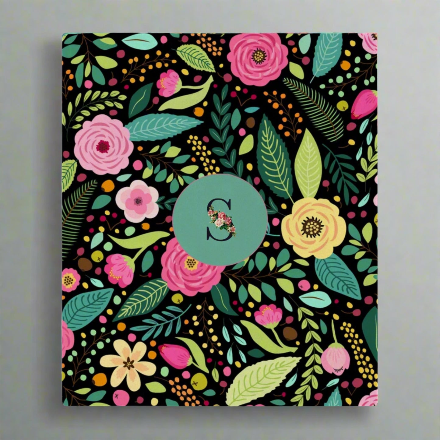 Microfiber Blanket- Personalize With Floral Designs and  Monogram