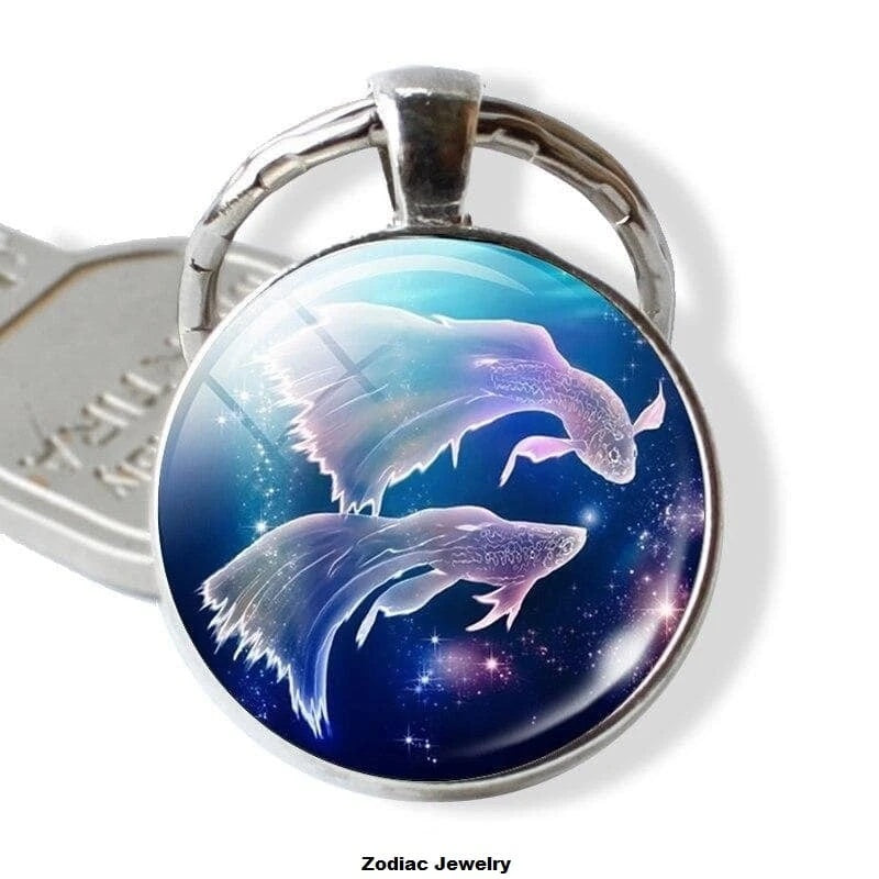 Twelve Constellation Keychain Birthday Gift