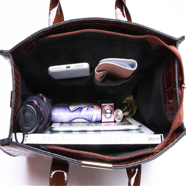 Diagonal cross bag Solid color stone tote bag