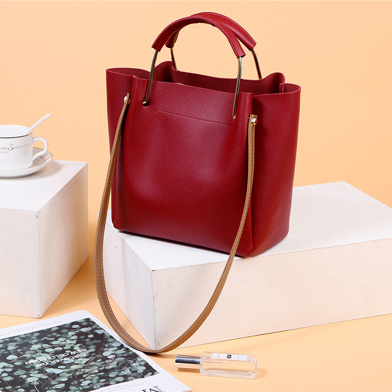Summer New Korean Pure Color Women's Handbag