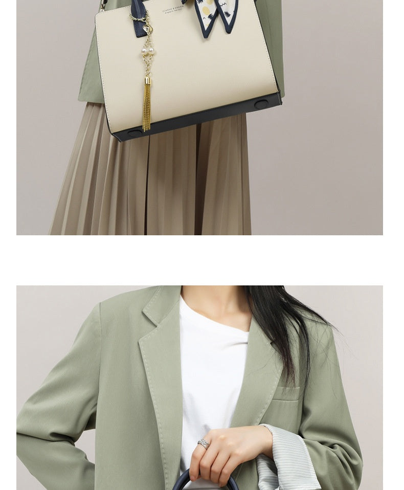 Premium Leather Crossbody Bag With A Spacious Design