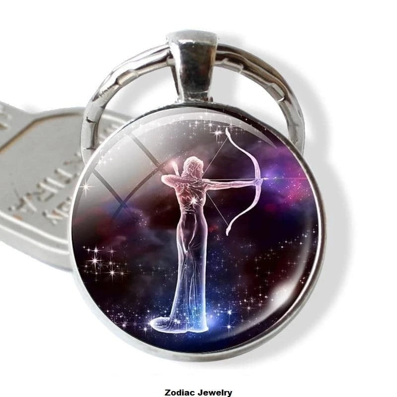 Twelve Constellation Keychain Birthday Gift