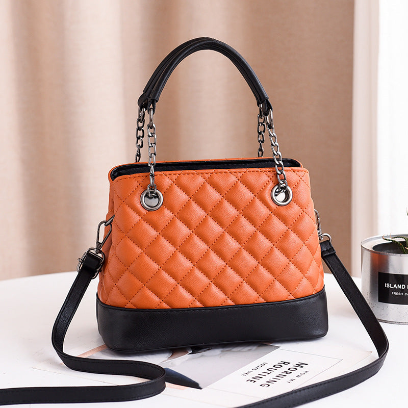 Large cross-body chain bag
