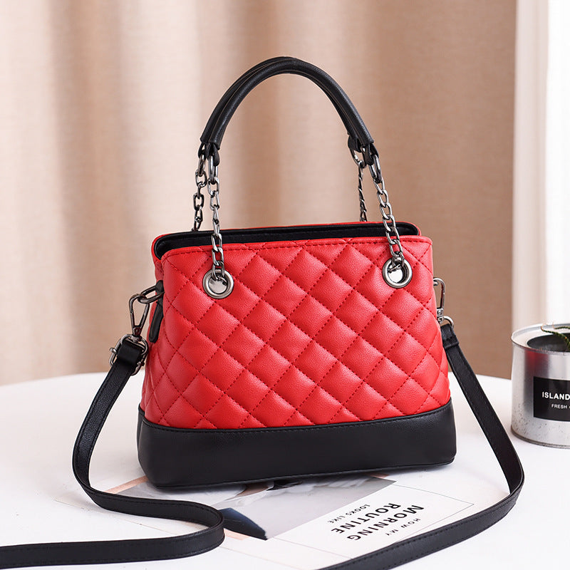 Large cross-body chain bag