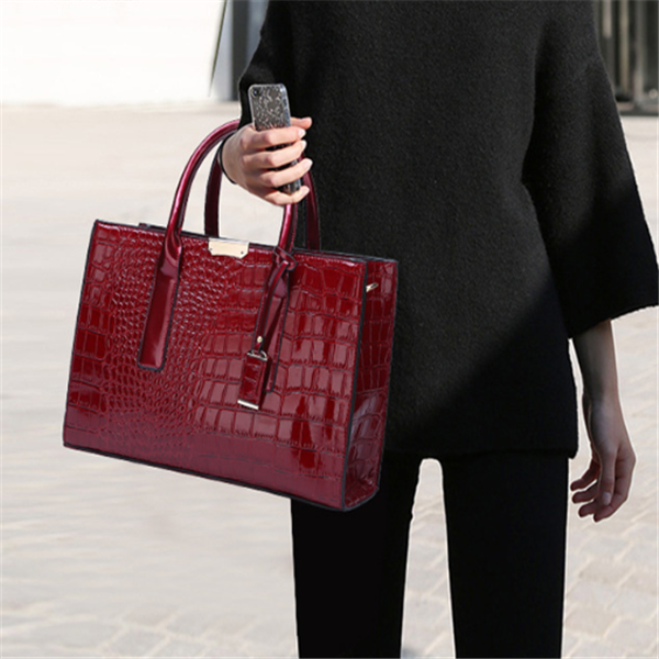 Diagonal cross bag Solid color stone tote bag