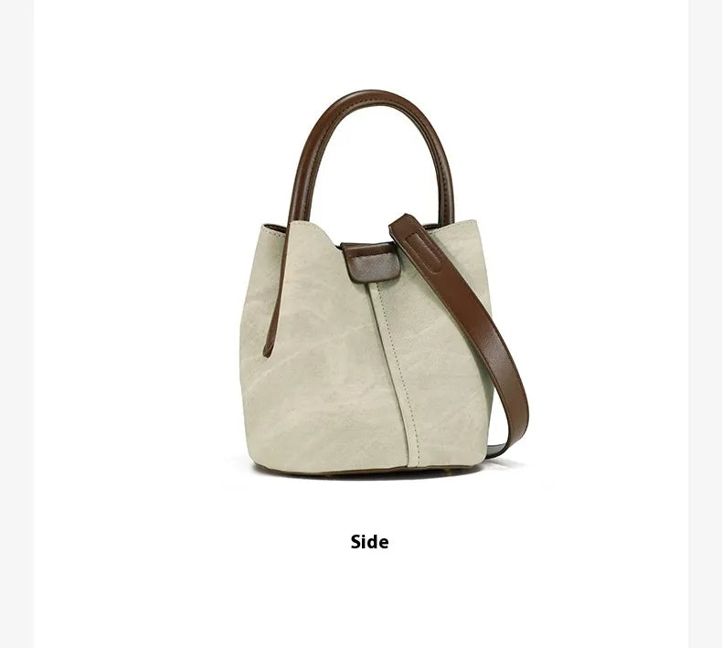 Simple Portable Bucket Bag For Women Summer New