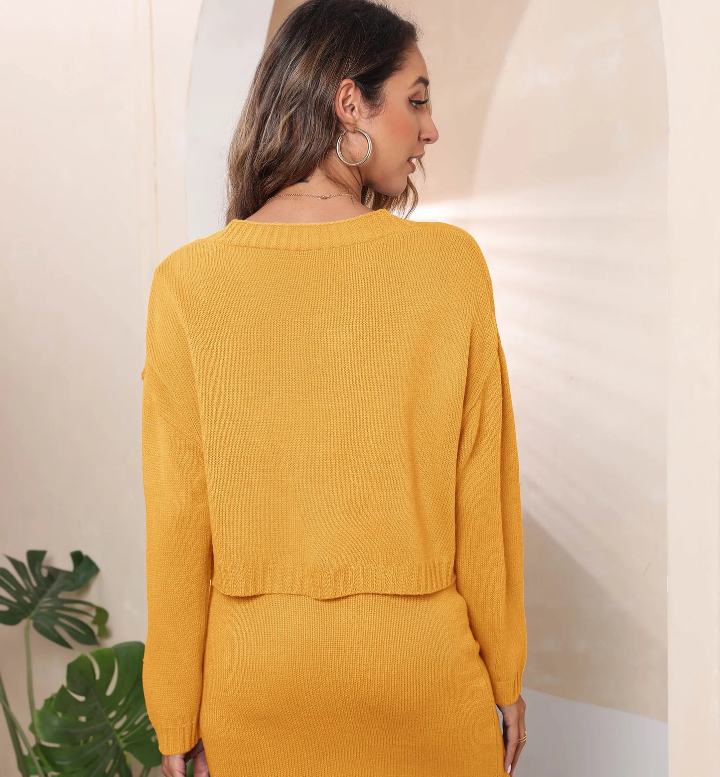 European And American Women's Clothing White Cloud Jacquard Three-button V-neck