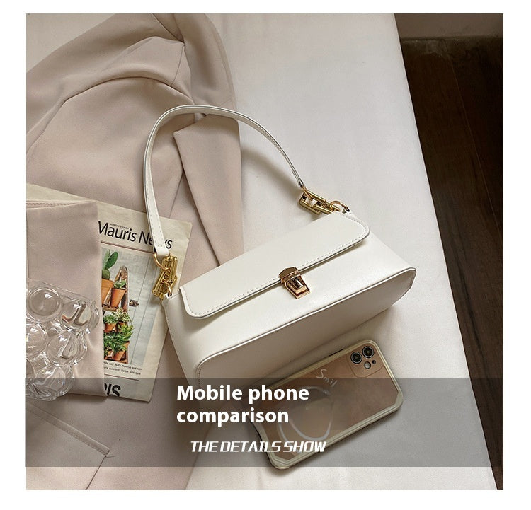 French Casual Bag Western Style Underarm Bag Shoulder Chain