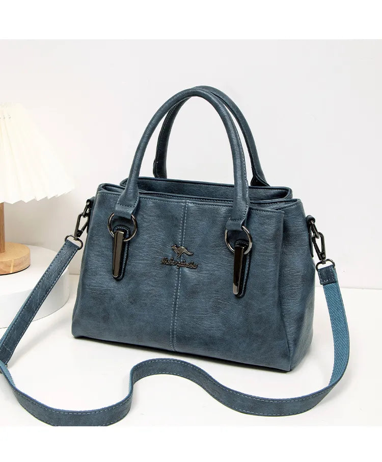 Fashion Large Capacity Wholesale Women's Crossbody Soft Leather Bag