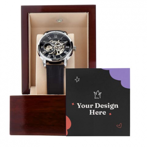 Men's Openwork Watch - Personalized Gift For Him