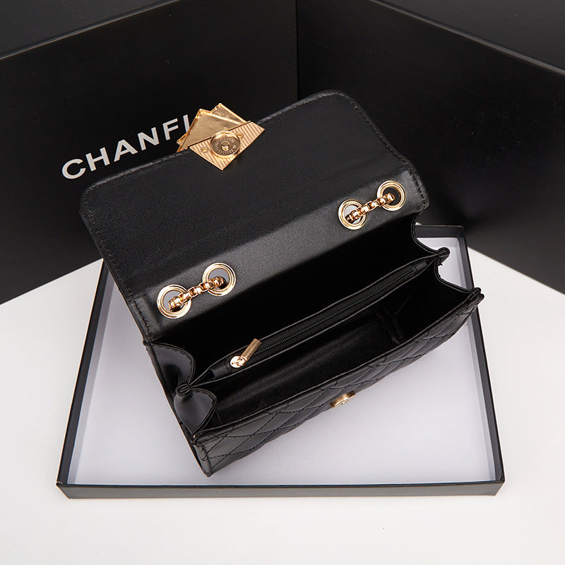 Summer Women's Luxury Vintage  Small Square Crossbody Handbag