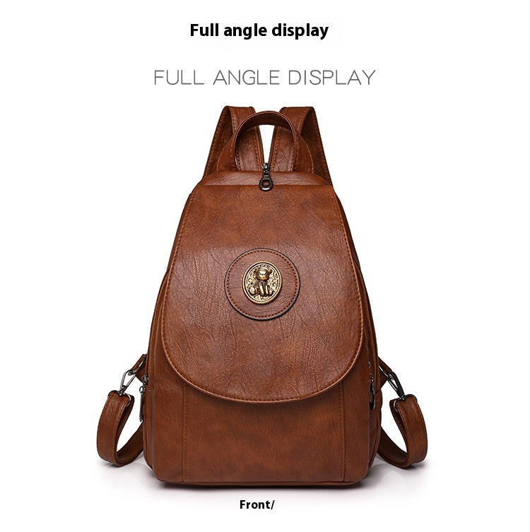 Simple Large Capacity Crossbody Chest Bag Leisure Travel Small Backpack