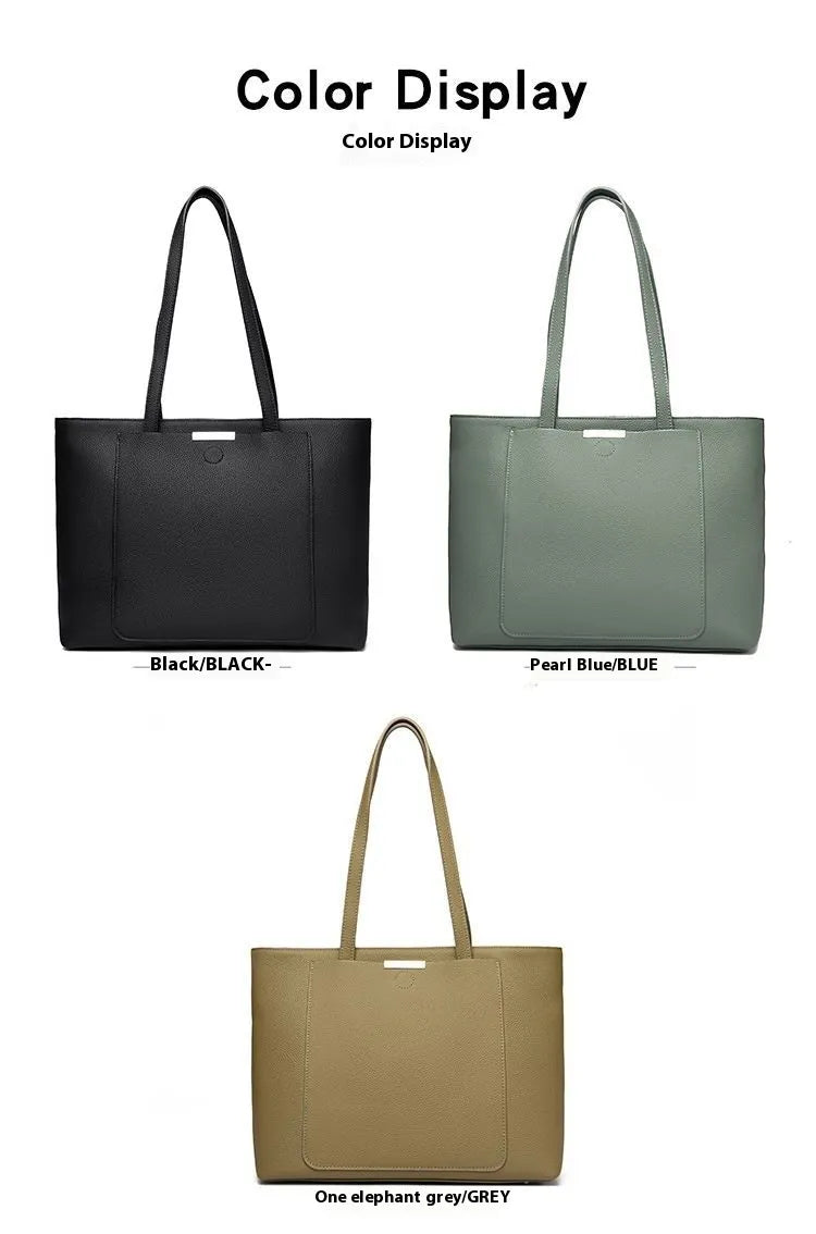Tote Bag Women's Large Capacity Leather Shoulder Bag