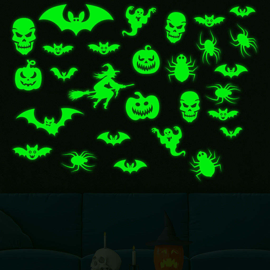 Halloween Green Fluorescent Wall Sticker