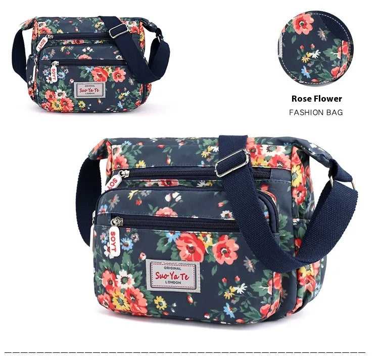 Printed Shoulder Bag Lightweight Outdoor Simplicity Travel