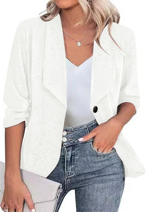 Close-fitting And Slim-fitting Cardigan Graceful Suit Jacket