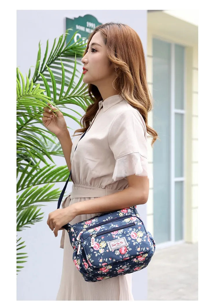 Printed Shoulder Bag Lightweight Outdoor Simplicity Travel