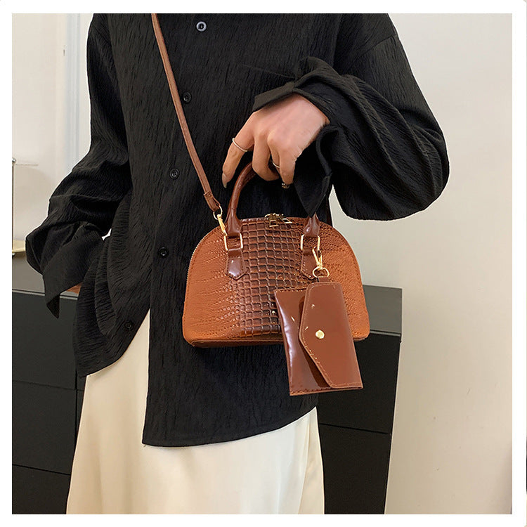 Women's Simple Shoulder Messenger Bag Shell Bag