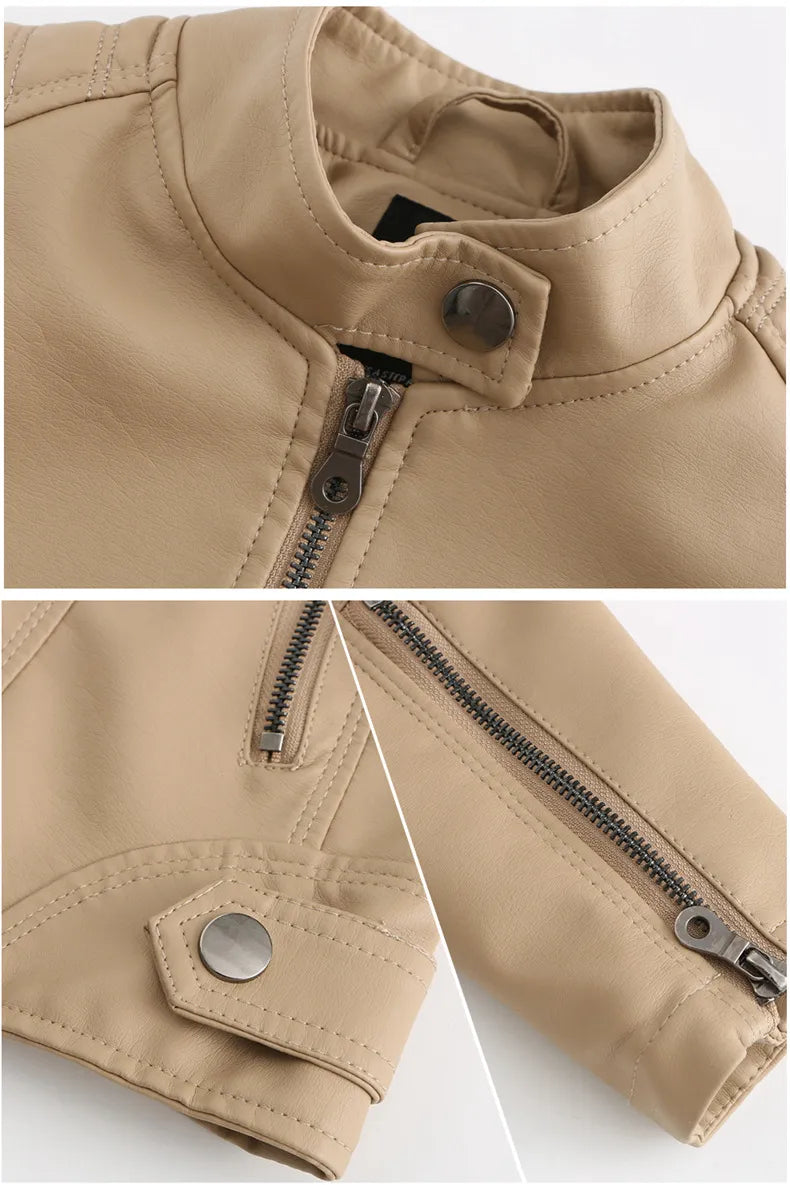 European And American Women's Leather Jackets