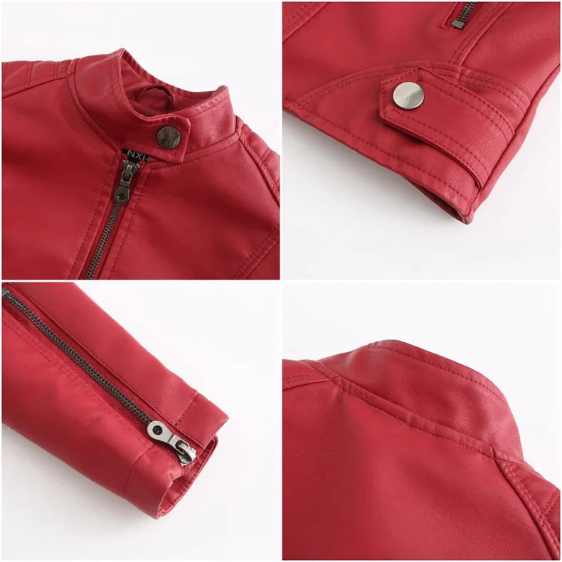 European And American Women's Leather Jackets