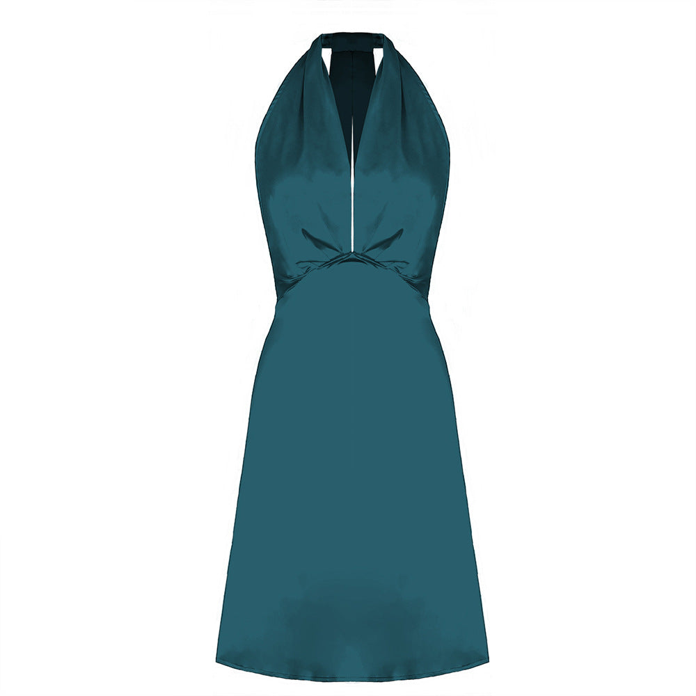 Women's Spring Dress Women's Backless Dress Women