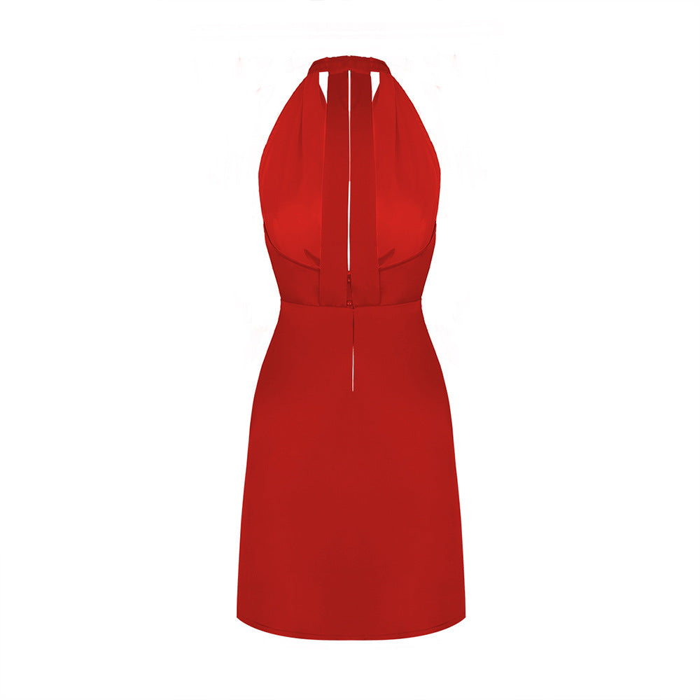 Women's Spring Dress Women's Backless Dress Women
