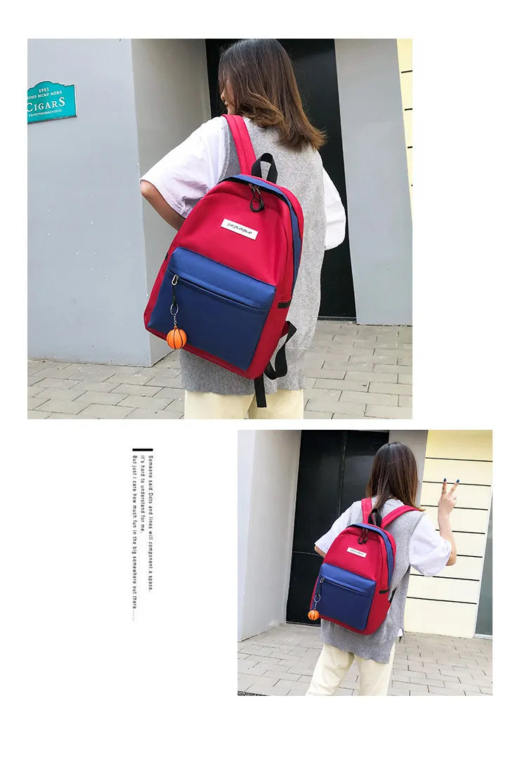 4-piece backpack backpack