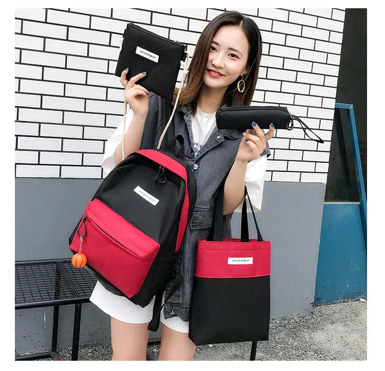 4-piece backpack backpack