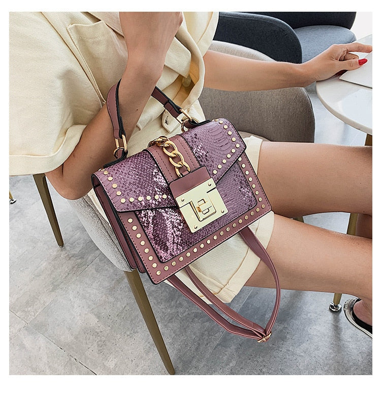 Fashion Alligator Women Shoulder Bags